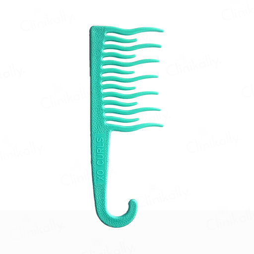 Xo Curls Shower Detangling Comb - Green